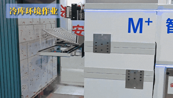 冷库环境卸货场景演示
